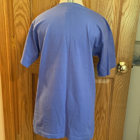 Blue crew neck short sleeve t-shirt - Picture 2 of 4